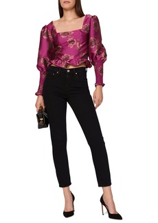 Peter Som Collective RTR Design Collective Brocade Peplum Top