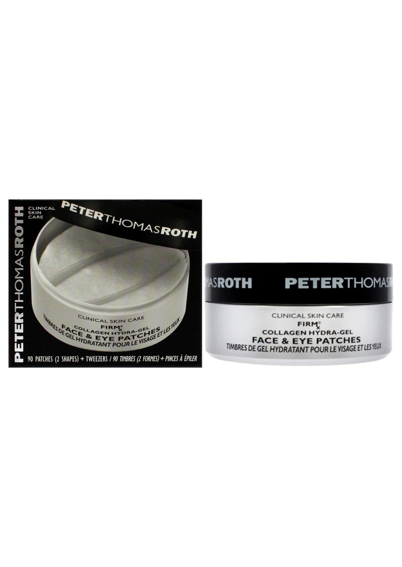 Firmx Collagen Hydragel Face Plus Eye Patches by Peter Thomas Roth for Unisex - 90 Pair Patches
