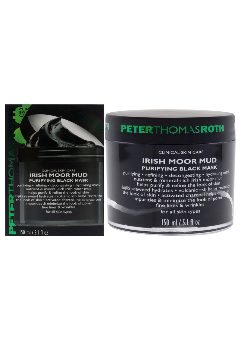 Irish Moor Mud Purifying Black Mask - All Skin Types by Peter Thomas Roth for Unisex - 5 oz Mask