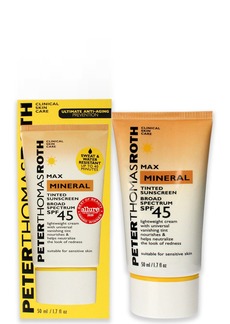 Max Mineral Tinted Sunscreen SPF 45 by Peter Thomas Roth for Unisex - 1.7 oz Sunscreen