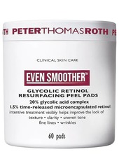 Peter Thomas Roth Even Smoother Glycolic Retinol Resurfacing Peel Pads