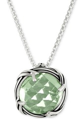 Peter Thomas Roth Prasiolite 20" Pendant Necklace (4 ct. t.w.) in Sterling Silver