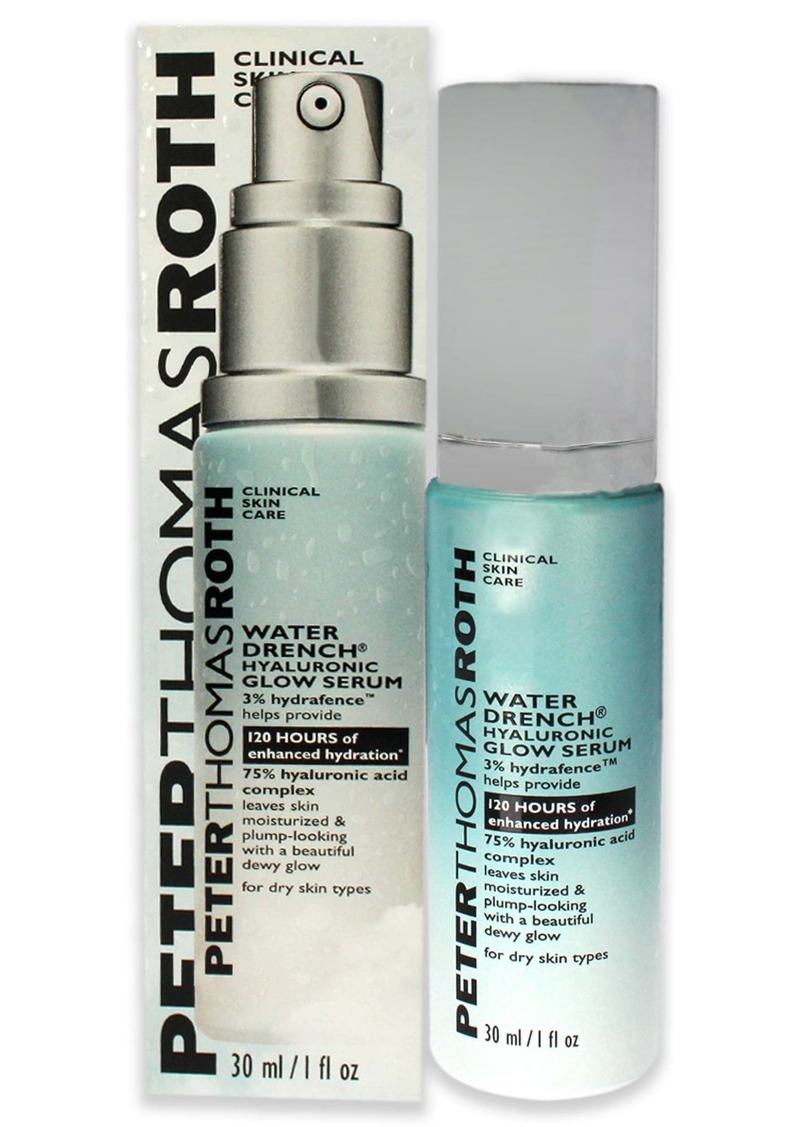 Water Drench Hyaluronic Glow Serum by Peter Thomas Roth for Unisex - 1 oz Serum