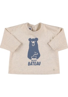 Petit Bateau Bear Print Organic Cotton T-shirt