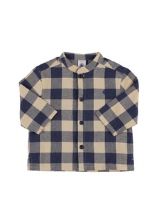 Petit Bateau Check Cotton Flannel Shirt