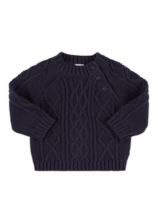 Petit Bateau Cotton Cable Tricot Sweater