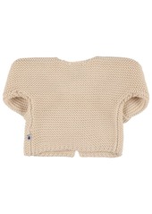 Petit Bateau Cotton Tricot Knit Cardigan