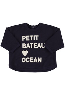Petit Bateau Printed Cotton Sweatshirt