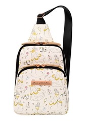 Petunia Pickle Bottom x Disney Beauty & The Beast Crisscross Sling Bag in Yellow at Nordstrom
