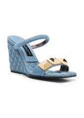 Philipp Plein 110mm stud-detail wedge sandals