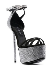 Philipp Plein 160mm crystal-embellished platform sandals