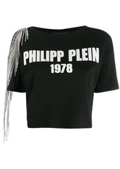 Philipp Plein cold shoulder T-shirt
