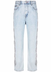 Philipp Plein crystal cable jeans