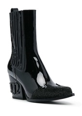 Philipp Plein crystal-embellished boots