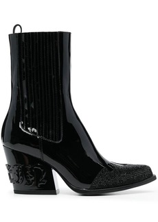 Philipp Plein crystal-embellished boots