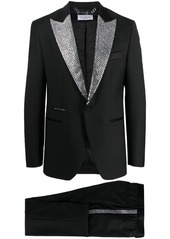 Philipp Plein crystal-embellished dinner suit