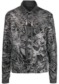 Philipp Plein crystal-embellished jacket