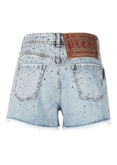 Philipp Plein crystal embellished mini shorts