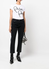 Philipp Plein crystal-embellished script T-shirt