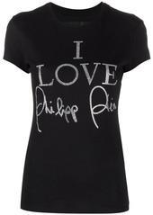 Philipp Plein crystal-embellished short-sleeved T-shirt