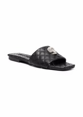 Philipp Plein crystal-skull flat sandals