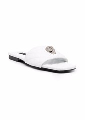 Philipp Plein crystal-skull flat sandals