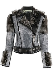 Philipp Plein crystal studded jacket