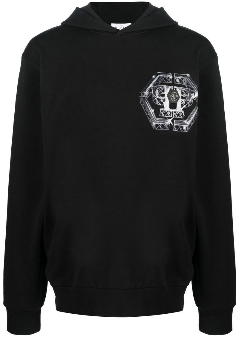 Philipp Plein Dark Romance logo-print hoodie