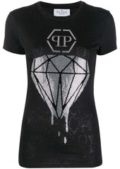 Philipp Plein diamond rhinestone-embellished T-shirt