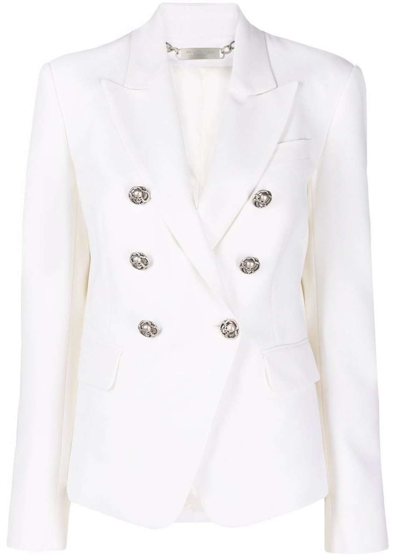 Philipp Plein double-breasted fitted blazer