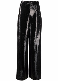 Philipp Plein embellished wide-leg trousers