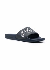 Philipp Plein embossed logo slides