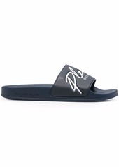 Philipp Plein embossed logo slides