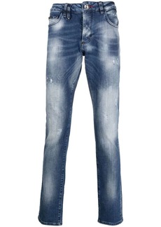 Philipp Plein faded straight-leg jeans