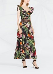 Philipp Plein floral-print maxi dress