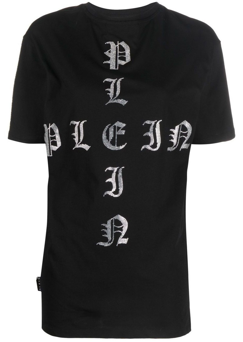 Philipp Plein Gothic Plein crystal-embellished T-shirt