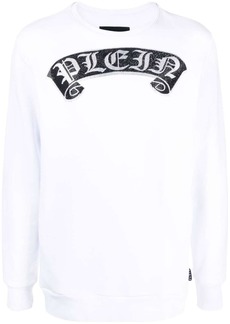 Philipp Plein Gothic Plein crystal-logo sweatshirt