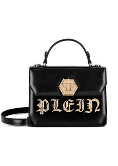 Philipp Plein Gothic Plein leather tote bag