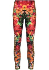 Philipp Plein Hawaii-print leggings