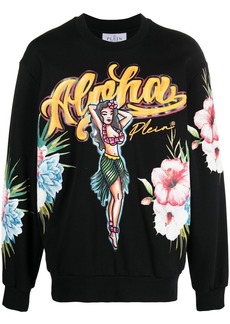 Philipp Plein Hawaii-print sweatshirt
