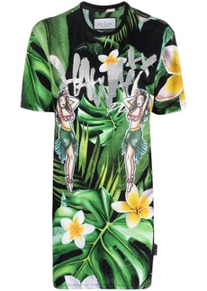Philipp Plein Hawaii-print T-shirt