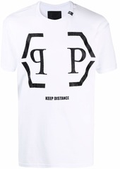 Philipp Plein hexagon logo cotton T-shirt