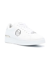 Philipp Plein Hexagon low-top leather sneakers