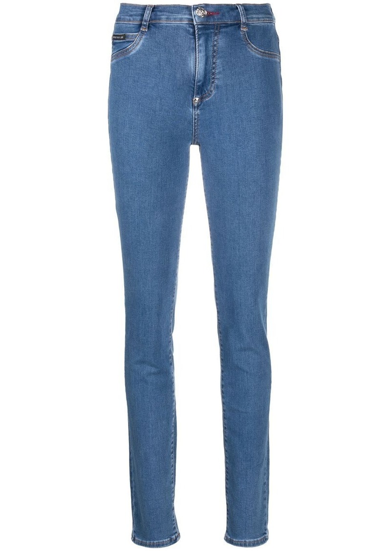 Philipp Plein high-waist skinny-cut jeans