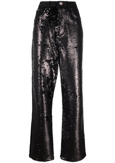 Philipp Plein high-waisted sequined jeans