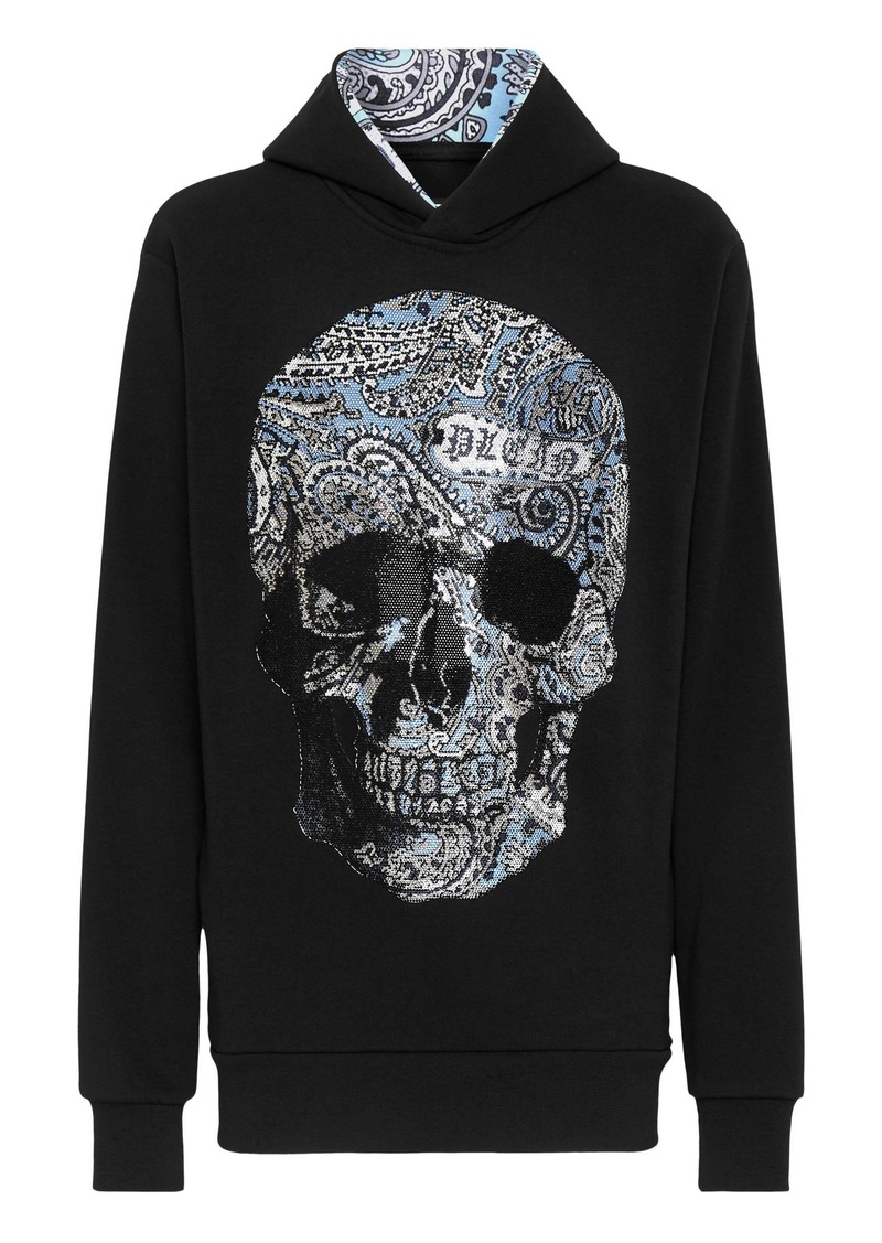 Philipp Plein Hoodie sweatshirt Paisley Strass