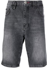 Philipp Plein knee-length denim shorts