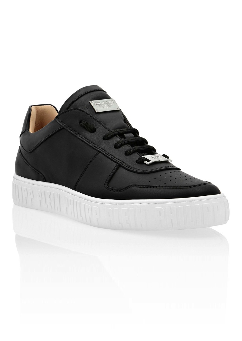 Philipp Plein Leather Lo-Top Sneakers King Power