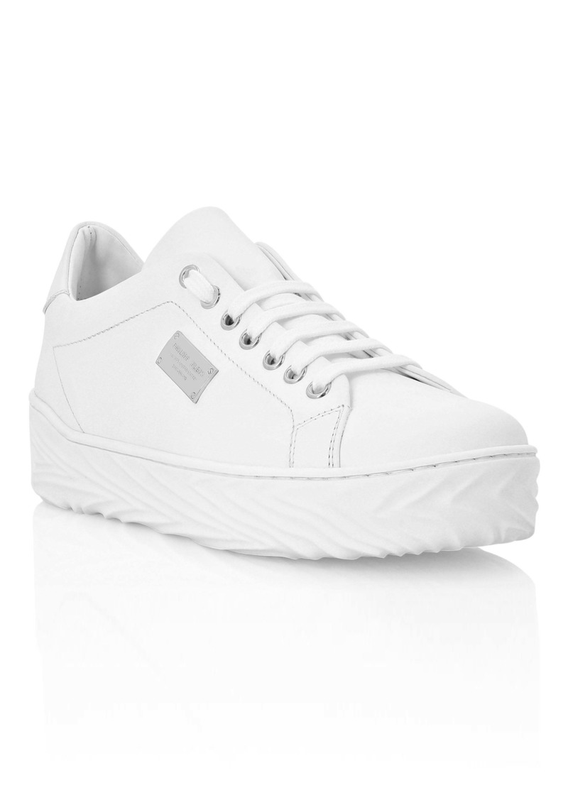 Leather Lo-Top Sneakers Philipp Plein TM