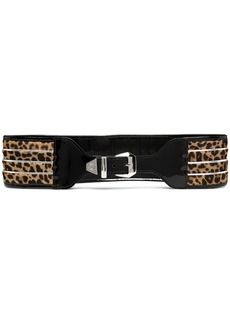 Philipp Plein leopard-print waist belt